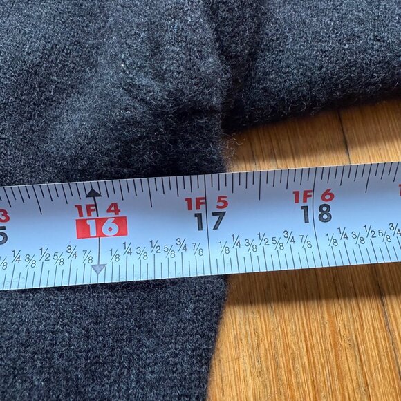 100% Cashmere Lauren Ralph Lauren Size L Black Knit Pullover Crew Neck Sweater - Picture 12 of 16
